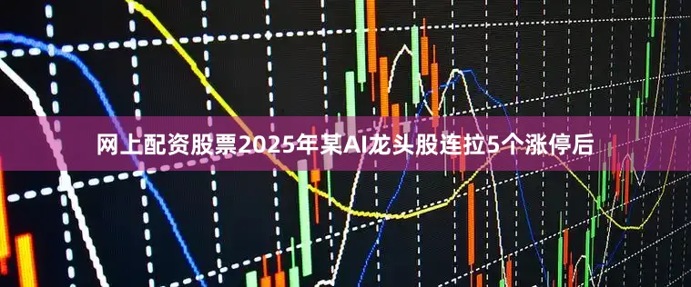 网上配资股票2025年某AI龙头股连拉5个涨停后